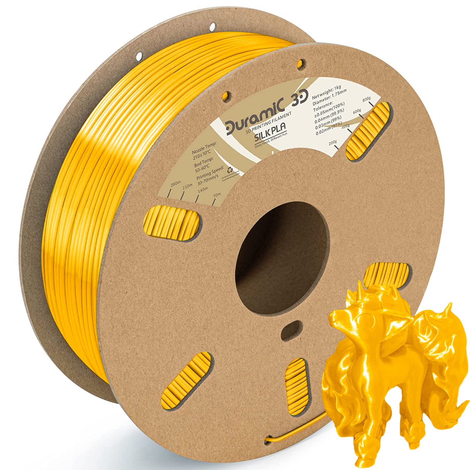 Bobine de Duramic 3D Shiny Silk PLA